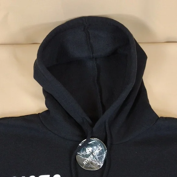 NWT Hyper Space NASA Casual Pullover Cotton Streetwear Black Graphic Hoodie - Picture 13 of 16